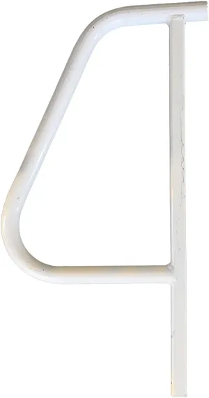 17" White Dock Handle