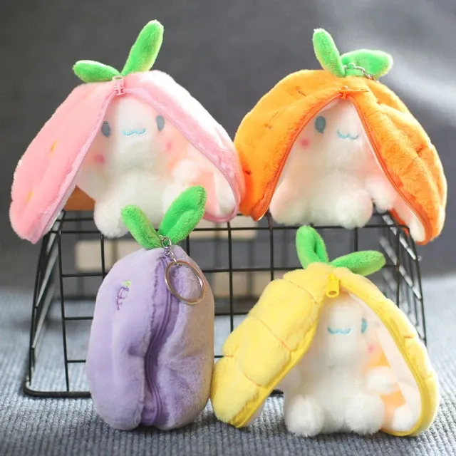 2 in 1 Cinnamoroll Fruit Plushie Keychain