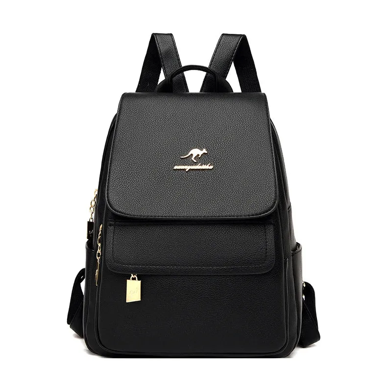 2022 New Designer Backpack Women High Quality Cow Leather Backpack Large Capacity School Bags for Girls Large Travel Backpack