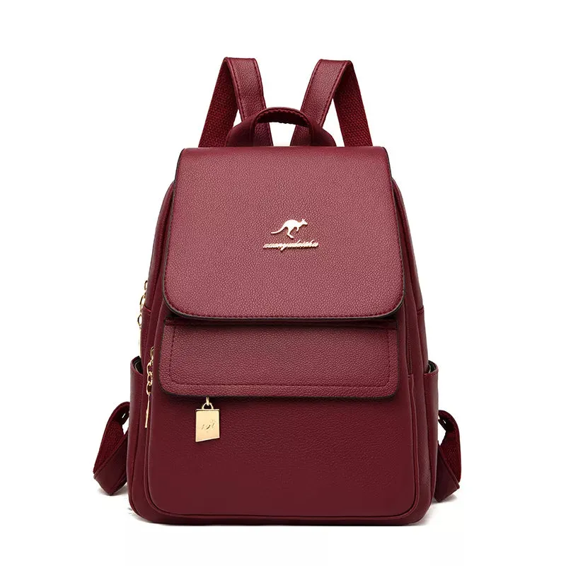 2022 New Designer Backpack Women High Quality Cow Leather Backpack Large Capacity School Bags for Girls Large Travel Backpack