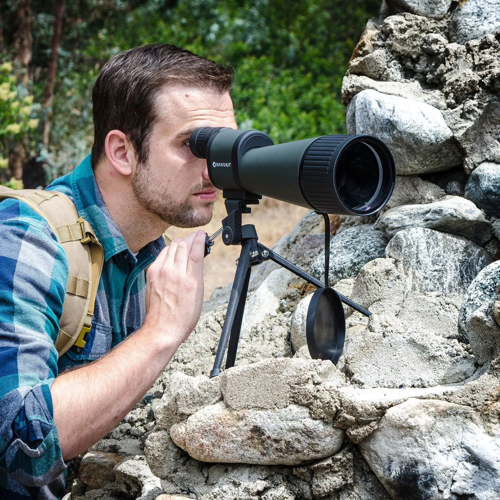 25-125x88mm Benchmark Waterproof Straight Spotting Scope | AD11182