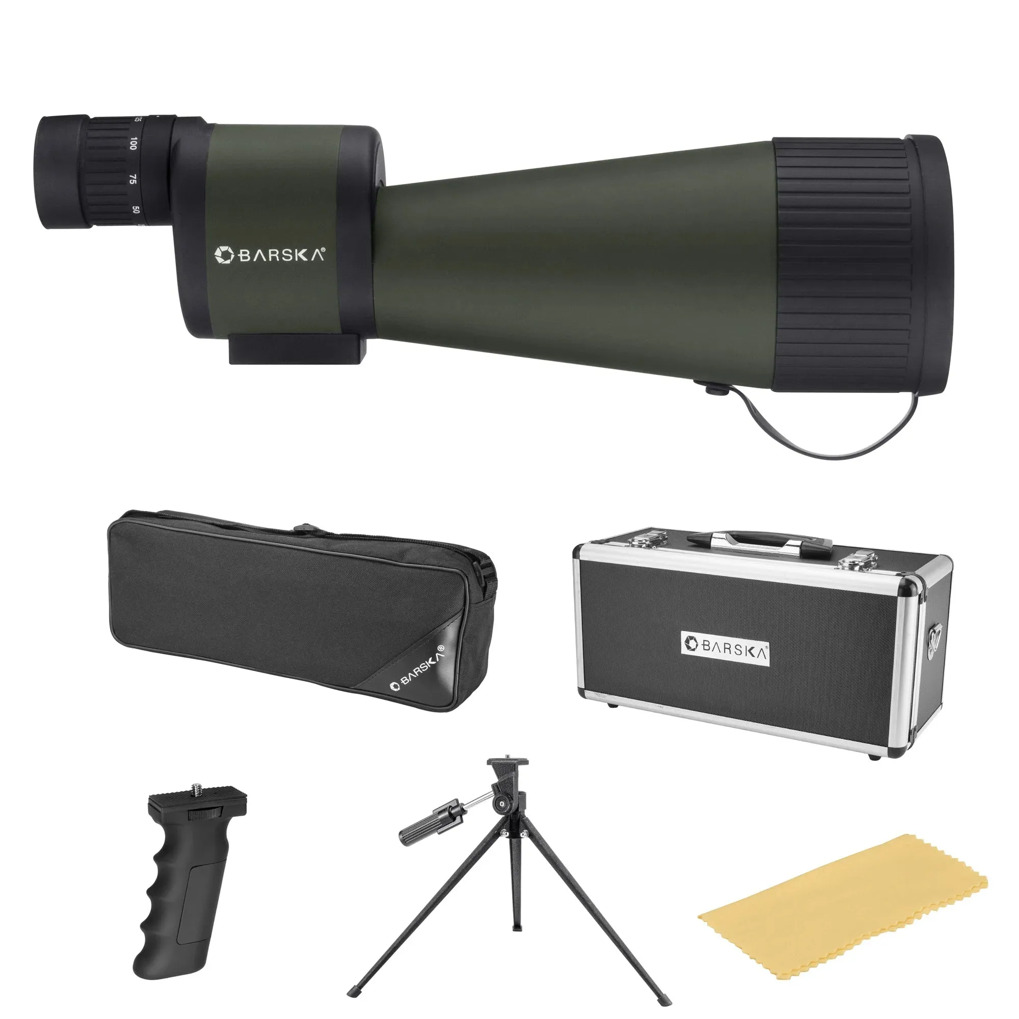 25-125x88mm Benchmark Waterproof Straight Spotting Scope | AD11182