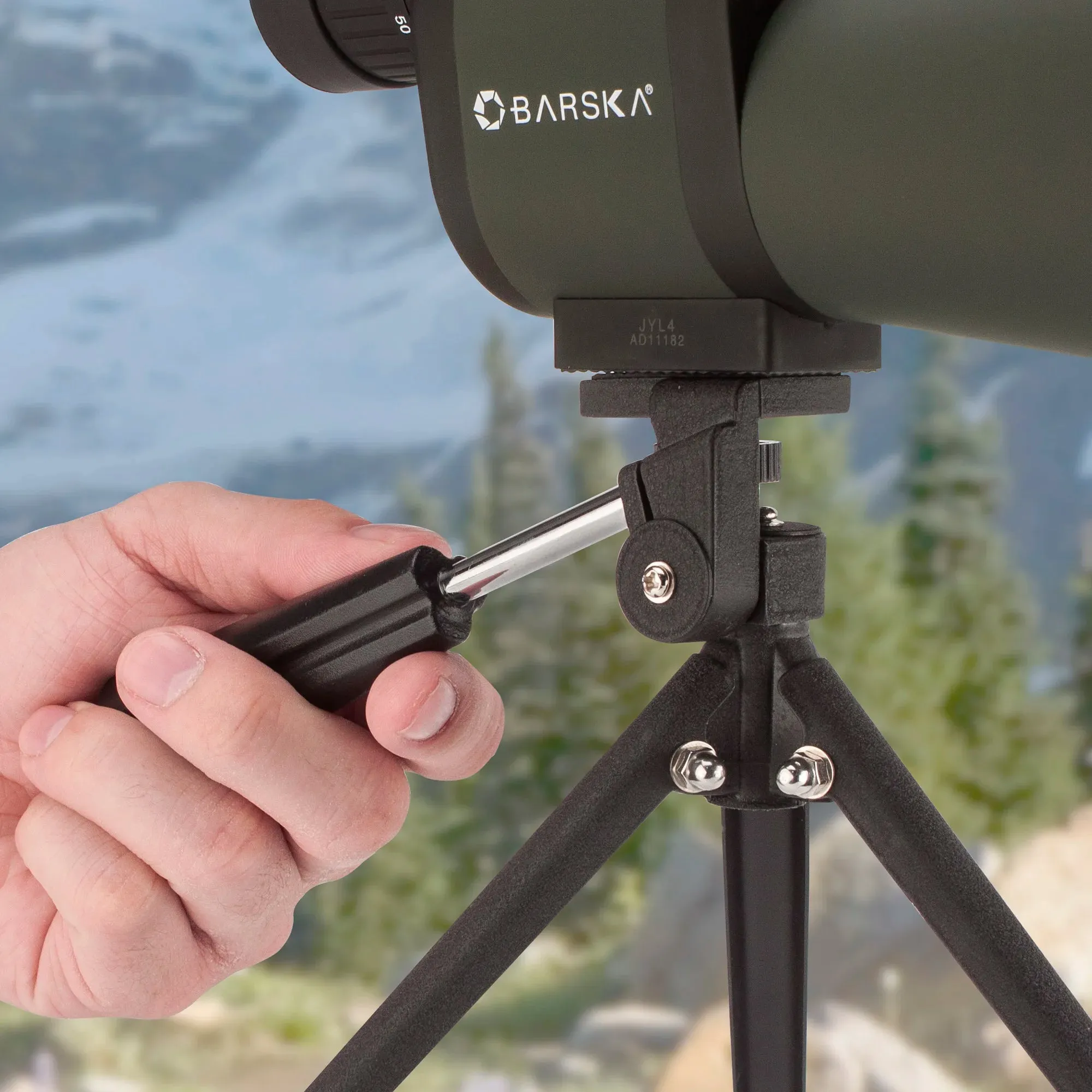25-125x88mm Benchmark Waterproof Straight Spotting Scope | AD11182