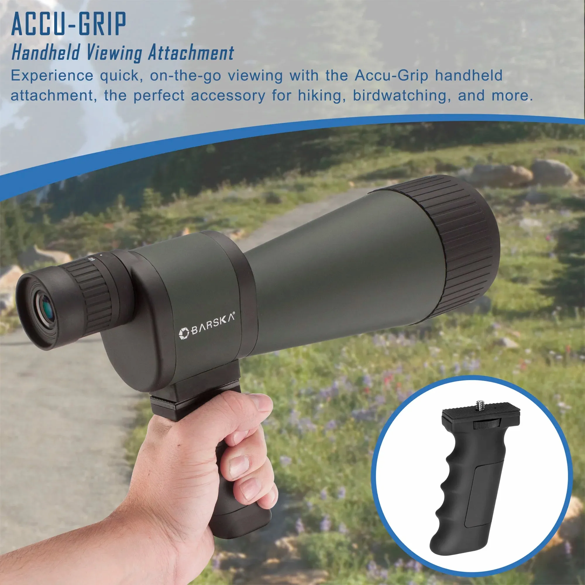 25-125x88mm Benchmark Waterproof Straight Spotting Scope | AD11182