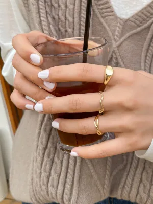 3pcs Minimalist Ring - Gold