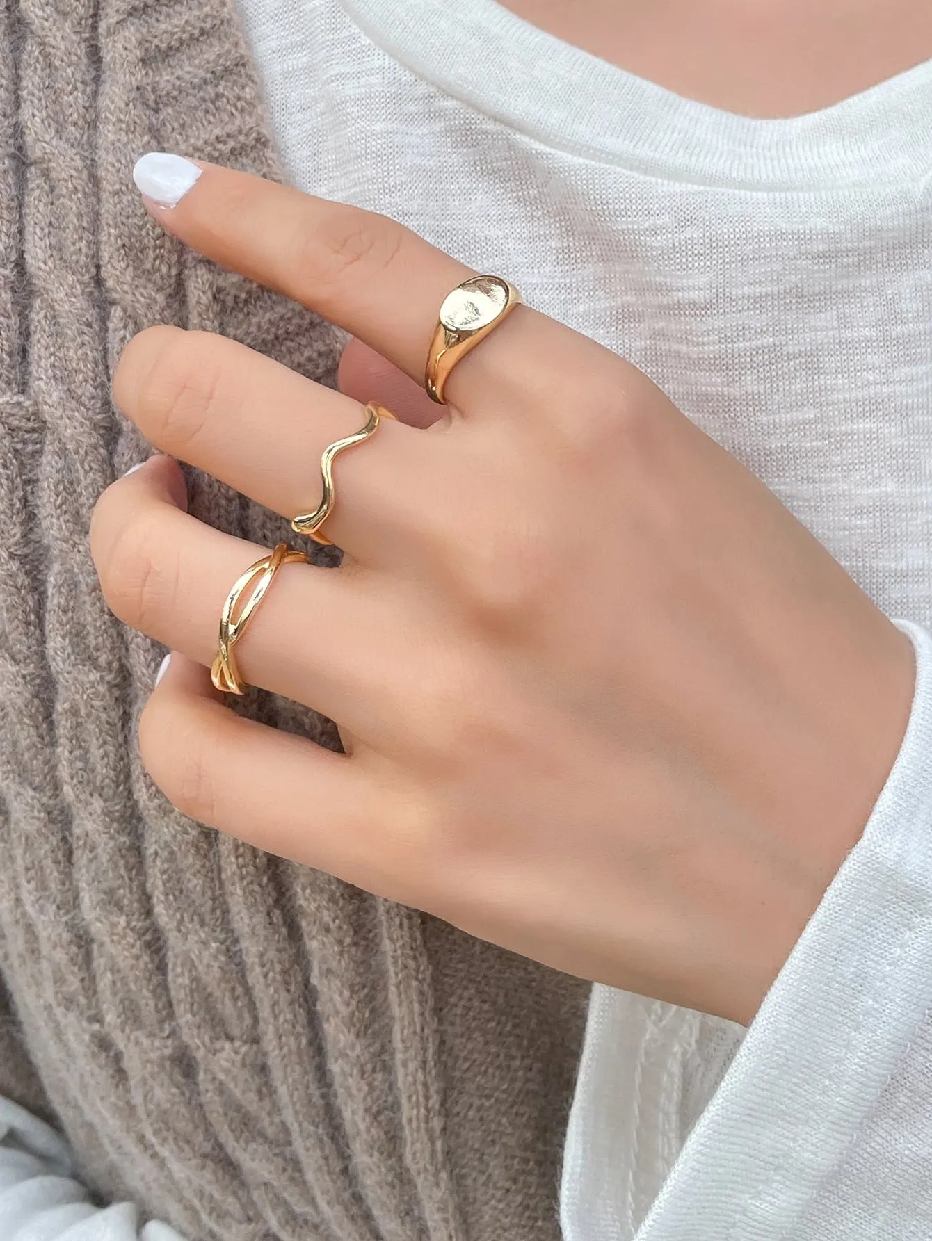 3pcs Minimalist Ring - Gold