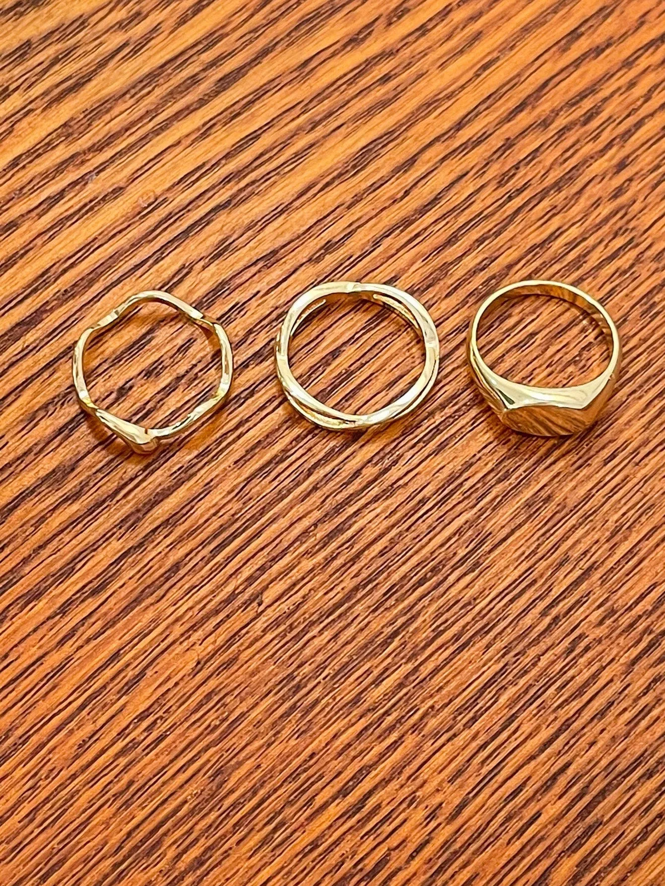 3pcs Minimalist Ring - Gold