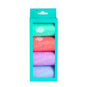 4 rolls in Rainbow (60 bags) - Non Handle