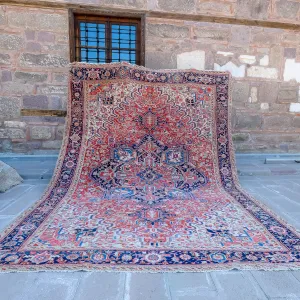 4327 Handwoven Vintage Rug 9'6x12'5