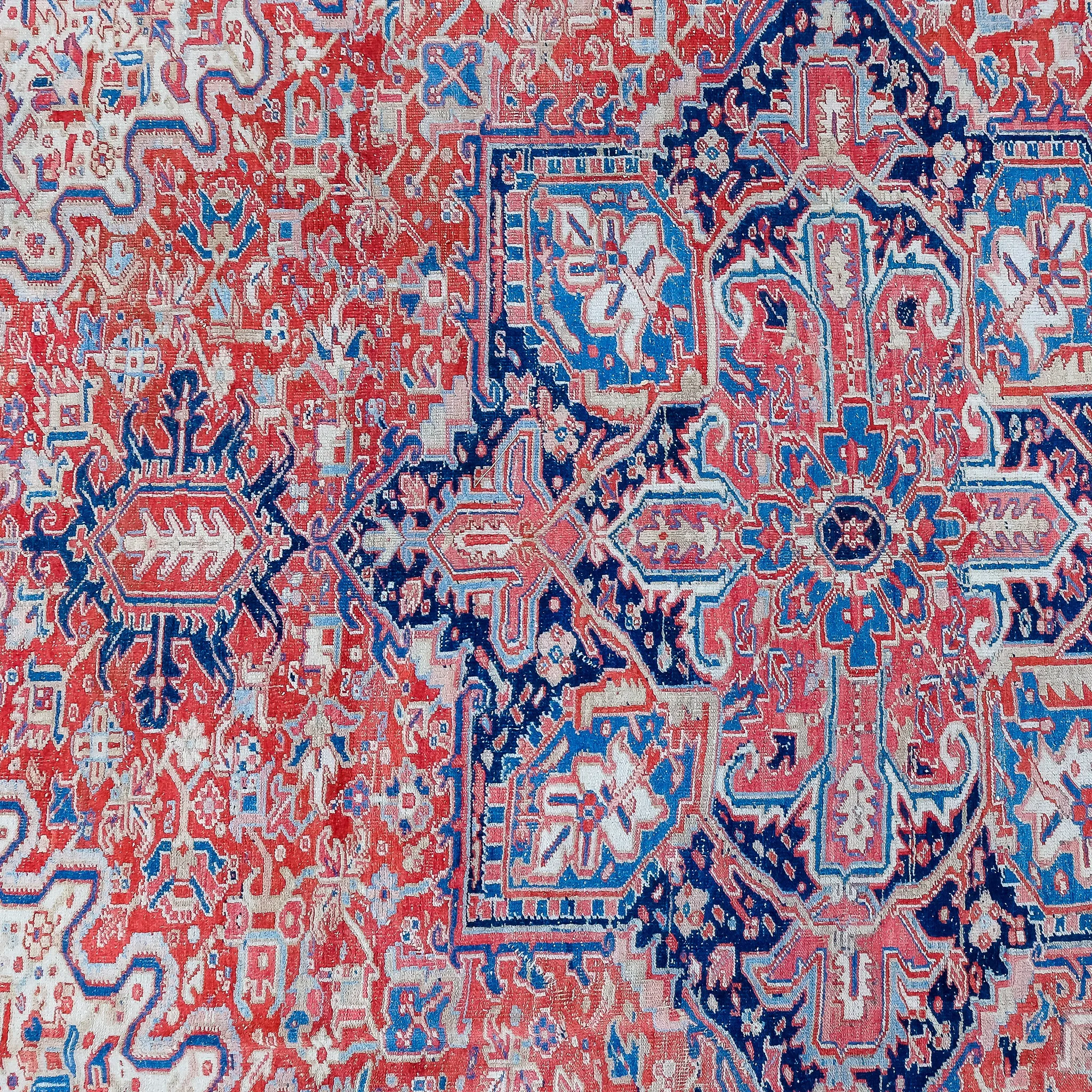 4327 Handwoven Vintage Rug 9'6x12'5