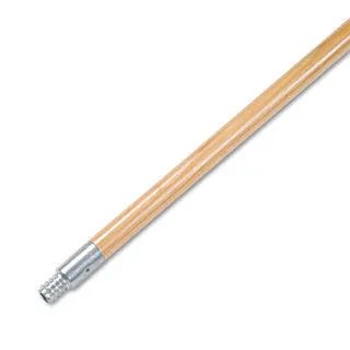 48in Wood Handle Pole with Metal Threads