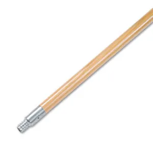 48in Wood Handle Pole with Metal Threads