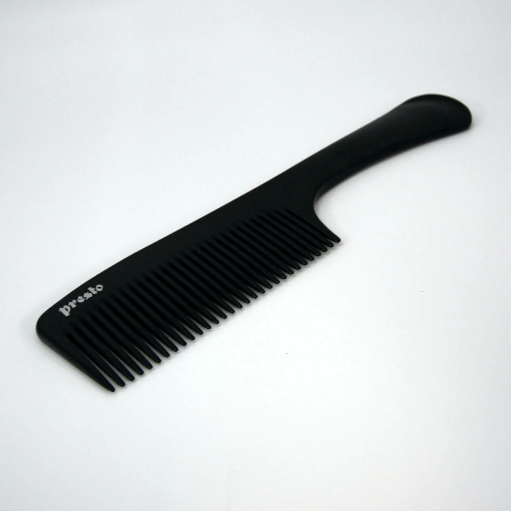 8.5in, Presto Hard Rubber, Handle Comb - CLOSEOUT, LIMITED STOCK AVAILABLE