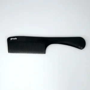 8.5in, Presto Hard Rubber, Handle Comb - CLOSEOUT, LIMITED STOCK AVAILABLE