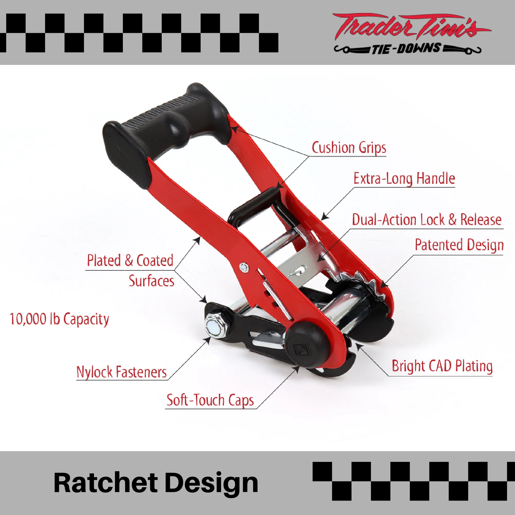 9 Piece  2" x 8' Ratchet Tie-Down with Axle Straps Kit - 4 Color Options 2700