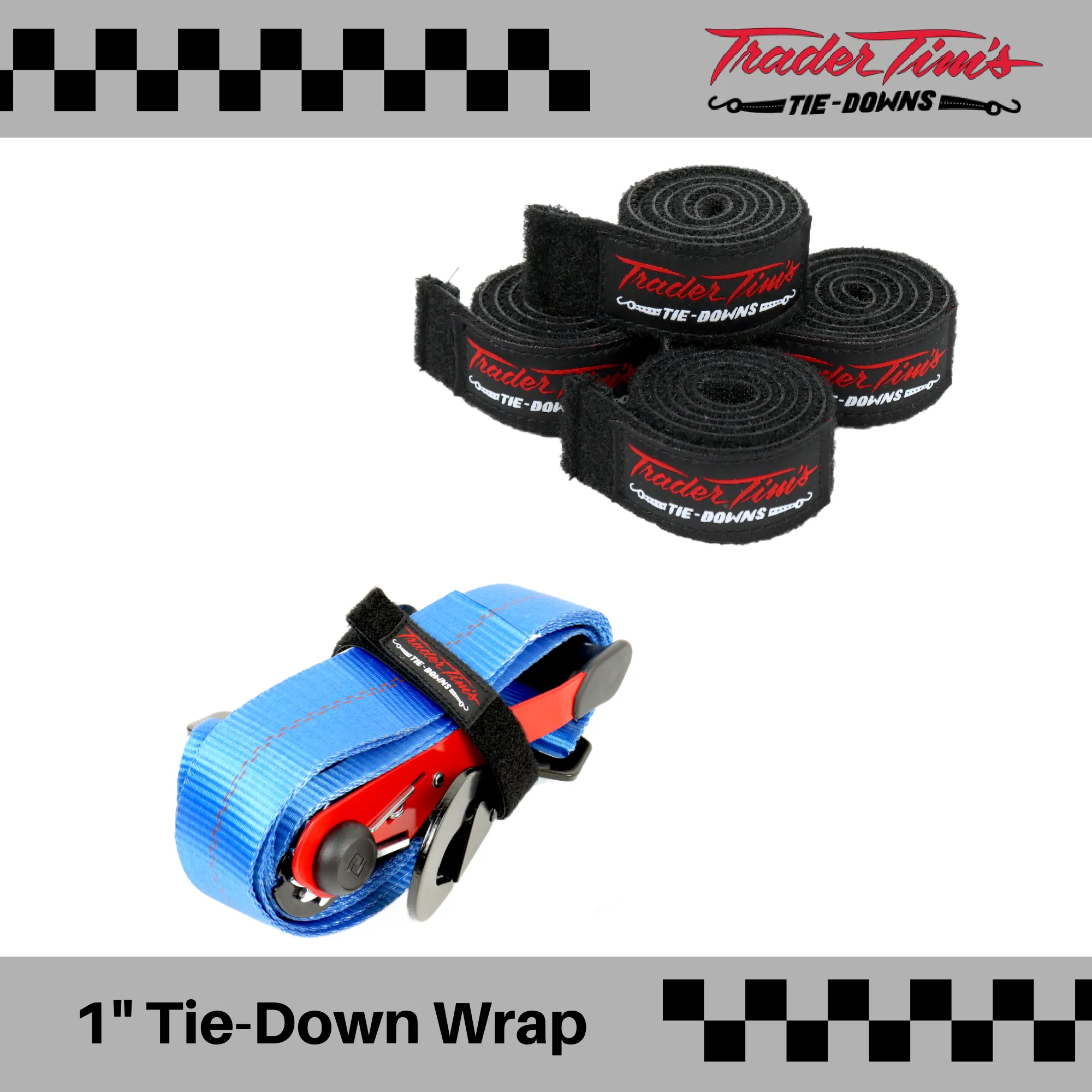 9 Piece  2" x 8' Ratchet Tie-Down with Axle Straps Kit - 4 Color Options 2700