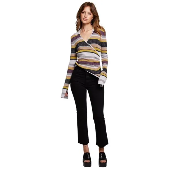 983. Medium - CHASER - Harper Haight Street Stripe Knit Sweater NWOT $95