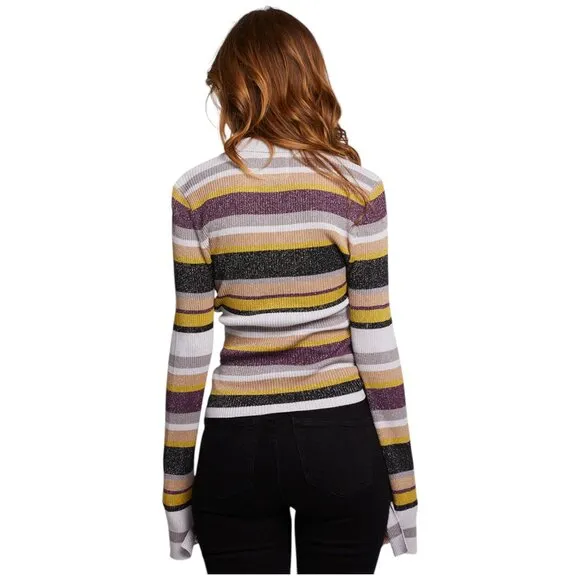 983. Medium - CHASER - Harper Haight Street Stripe Knit Sweater NWOT $95