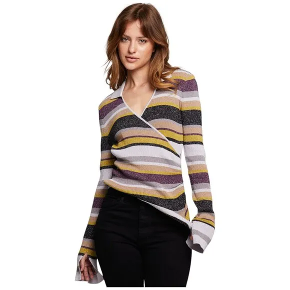 983. Medium - CHASER - Harper Haight Street Stripe Knit Sweater NWOT $95