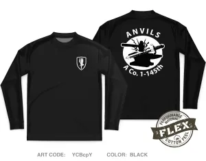 A CO. "Anvils", 1-145th Core Men's LS Flex Performance Tee - YCBcpY
