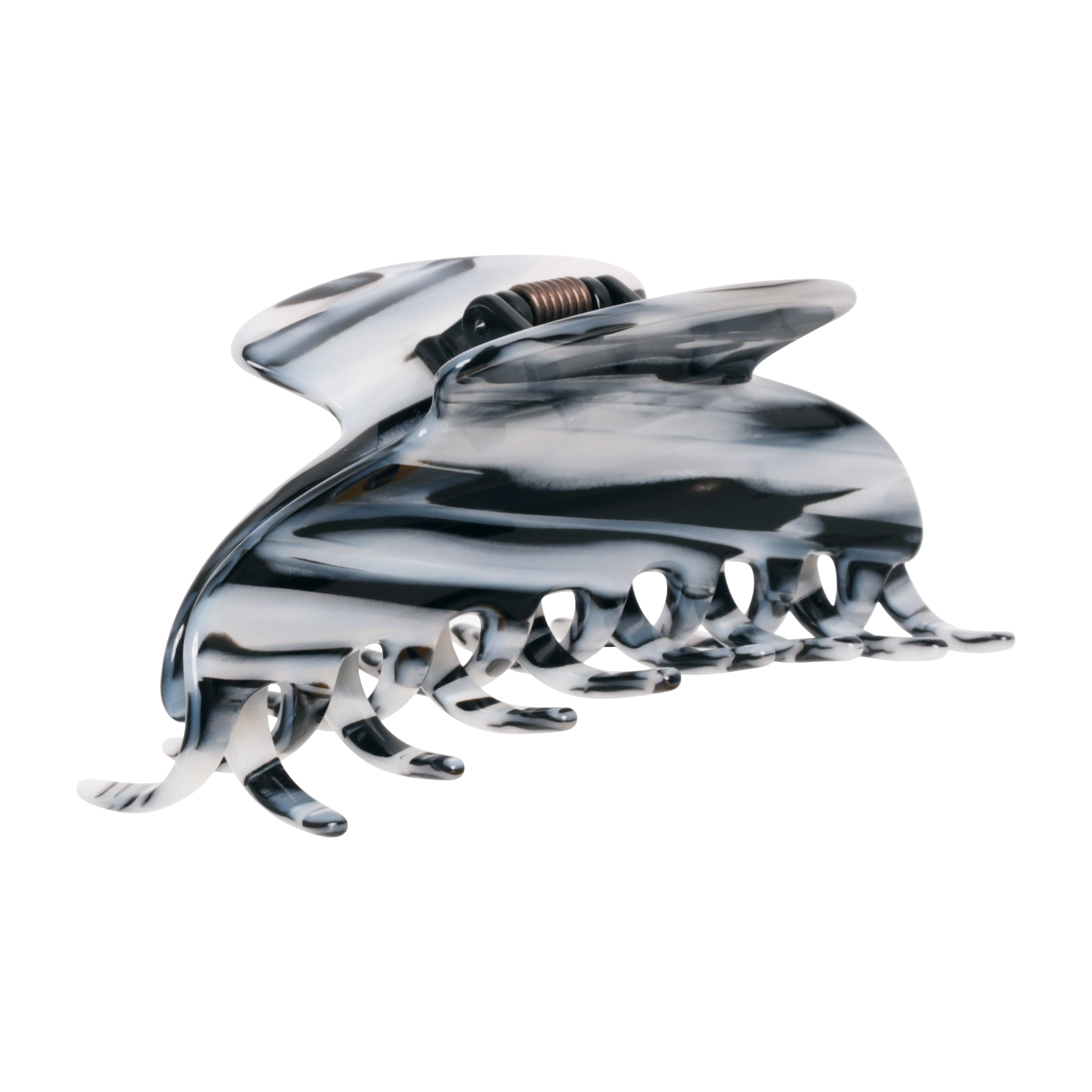 Abrielle Extra Large Tigre Blanc Claw Clip