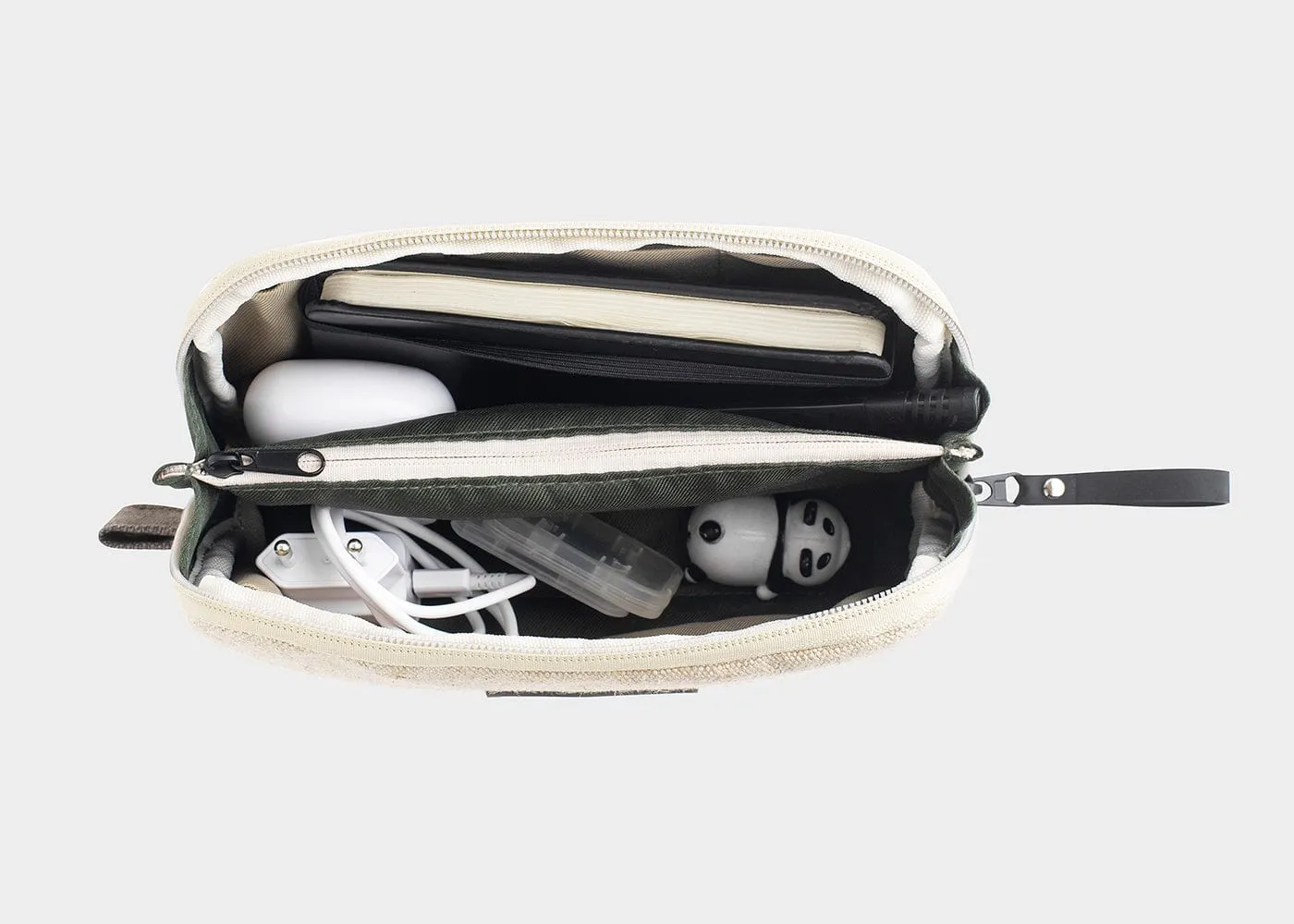 Accessory & Tech Vegan Hemp Pouch | Beige