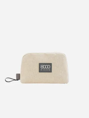 Accessory & Tech Vegan Hemp Pouch | Beige
