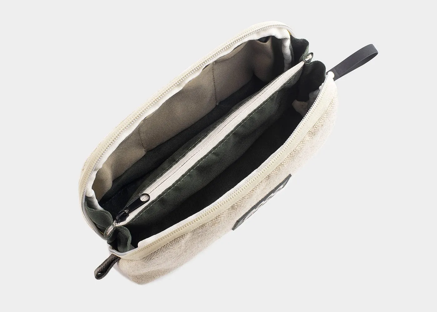 Accessory & Tech Vegan Hemp Pouch | Beige