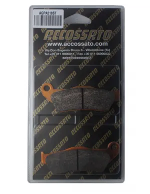 Accossato Brake Pads Kit For Motorcycle, AGPA218ST