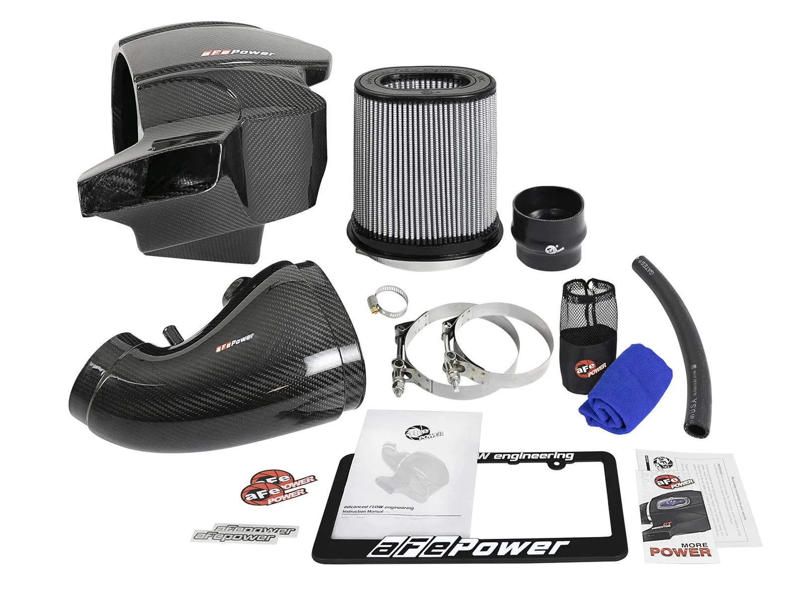 aFe Black Series Carbon Fiber CAI - Jeep Grand Cherokee SRT8 (12-21) V8-6.4L HEMI