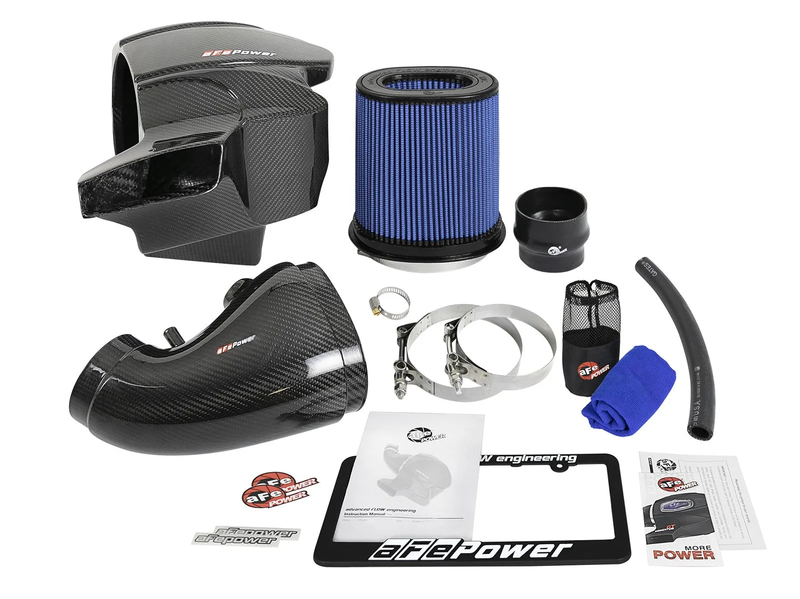 aFe Black Series Carbon Fiber CAI - Jeep Grand Cherokee SRT8 (12-21) V8-6.4L HEMI