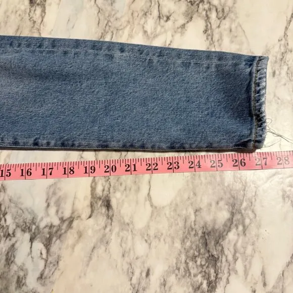 AGOLDE Sophie Distressed Mid Rise Skinny Jeans