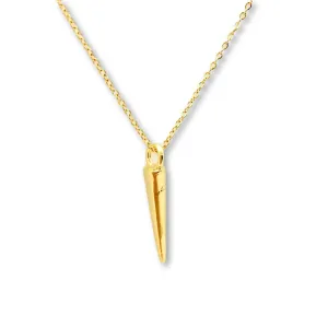 Alita Skinny Cone 14K Gold Necklace