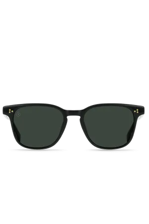 Alvez Sunglasses Recycled Black / Green Polarized