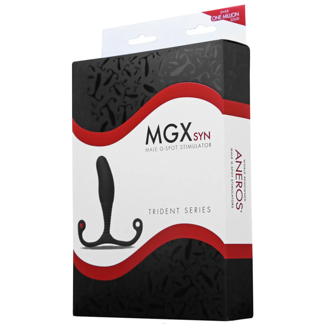Aneros MGX Syn Trident - Black - Male Prostate Massager