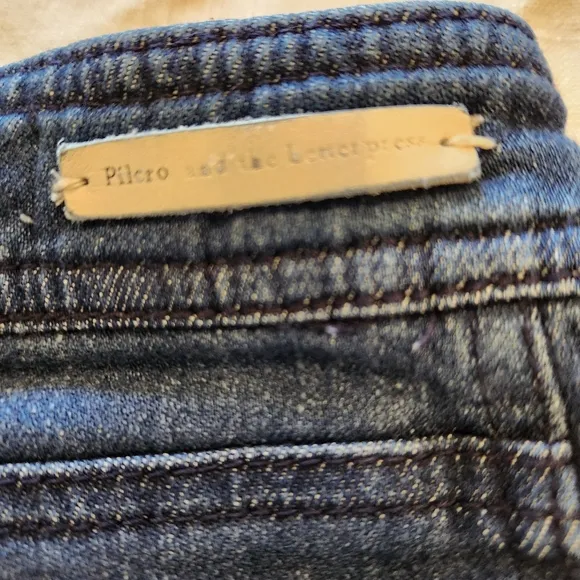 Anthropologie Pilcro Patch Pocket Flare Bell Bottom High Waisted Jean
