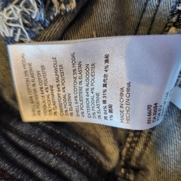 Anthropologie Pilcro Patch Pocket Flare Bell Bottom High Waisted Jean