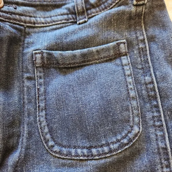 Anthropologie Pilcro Patch Pocket Flare Bell Bottom High Waisted Jean