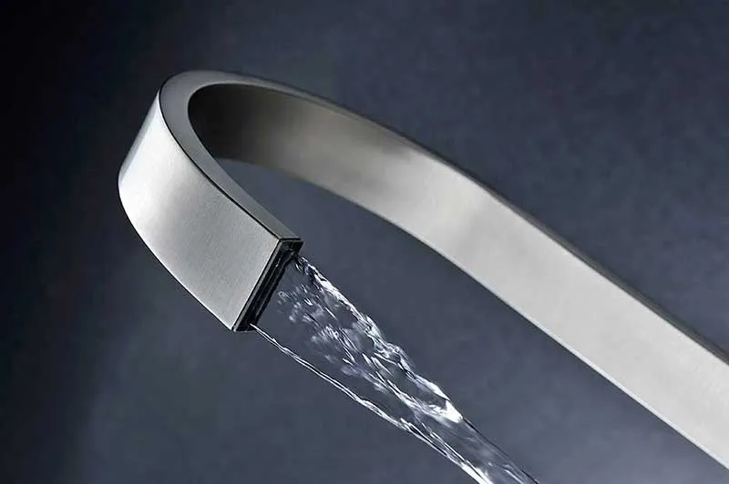 Anzzi Opus Series Single Handle Kitchen Faucet in Brushed Nickel