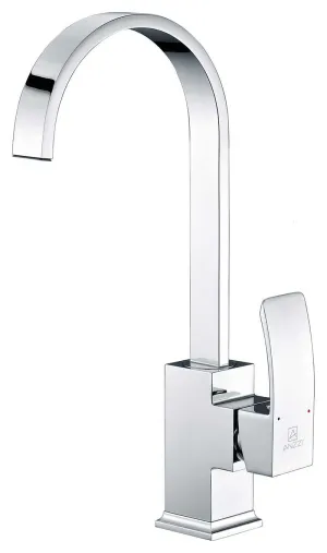 Anzzi Opus Series Single Handle Kitchen Faucet in Polished Chrome