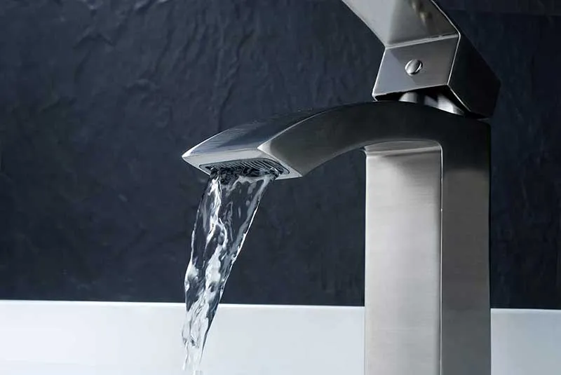 Anzzi Revere Single Handle Bathroom Sink Faucet in Brushed Nickel