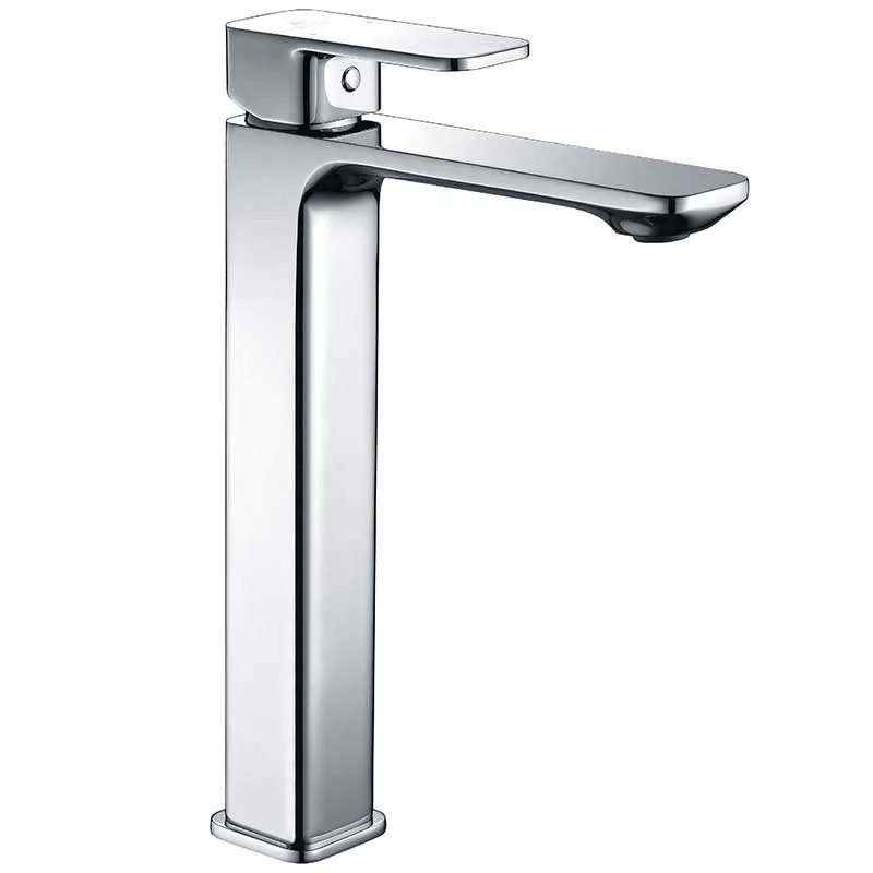 Anzzi Vibra Single Hole Single-Handle Bathroom Sink Faucet-Polished Chrome