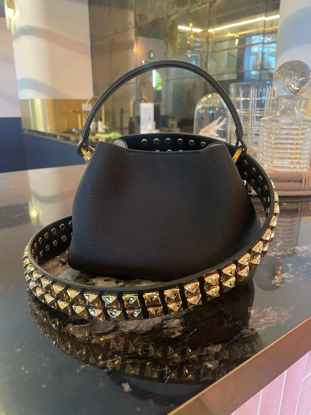 Aria Petite Bag   Dalia Studded Strap Bundle