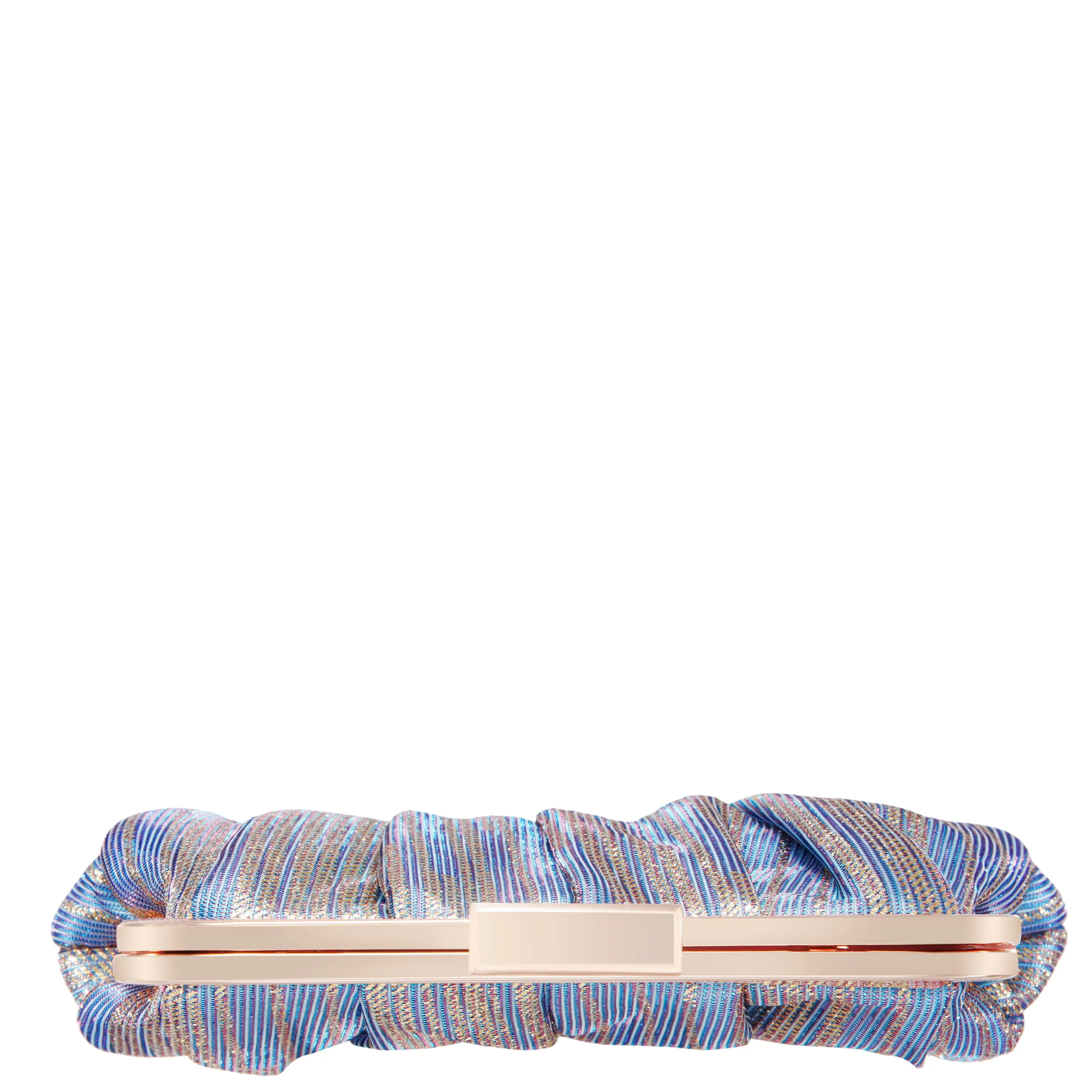 ASHLYN-BLUE METALLIC STRIPE