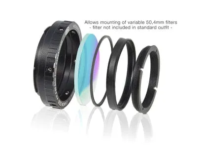 Baader Zero-Tolerance Protective Canon DSLR T-Ring T-2/M48 and 2" - 2958550C