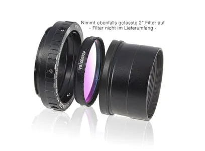Baader Zero-Tolerance Protective Canon DSLR T-Ring T-2/M48 and 2" - 2958550C