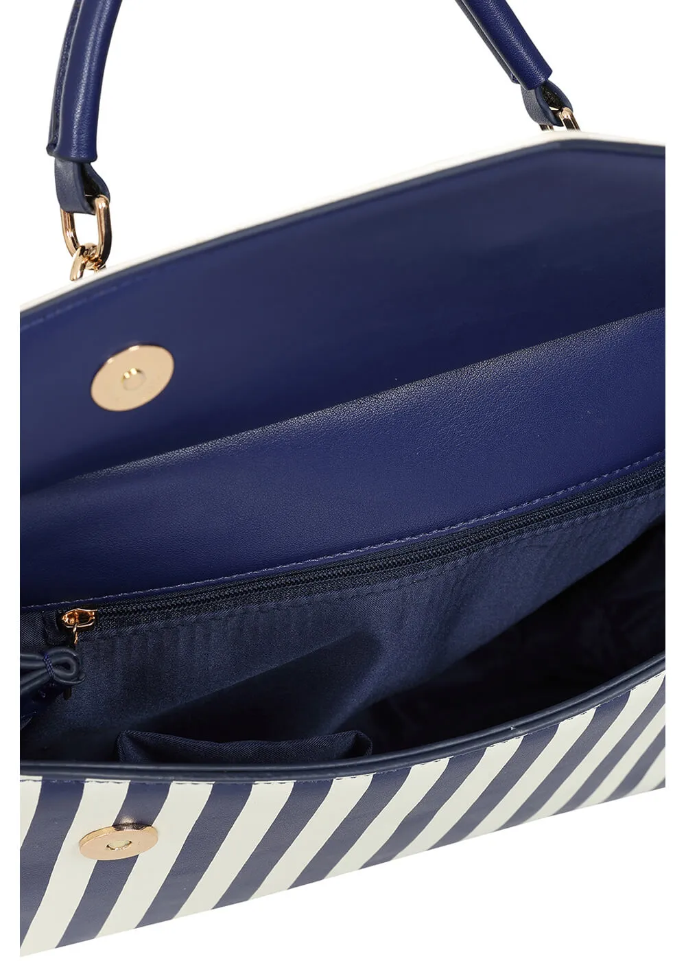 Banned Ravello Stripe Bag Navy