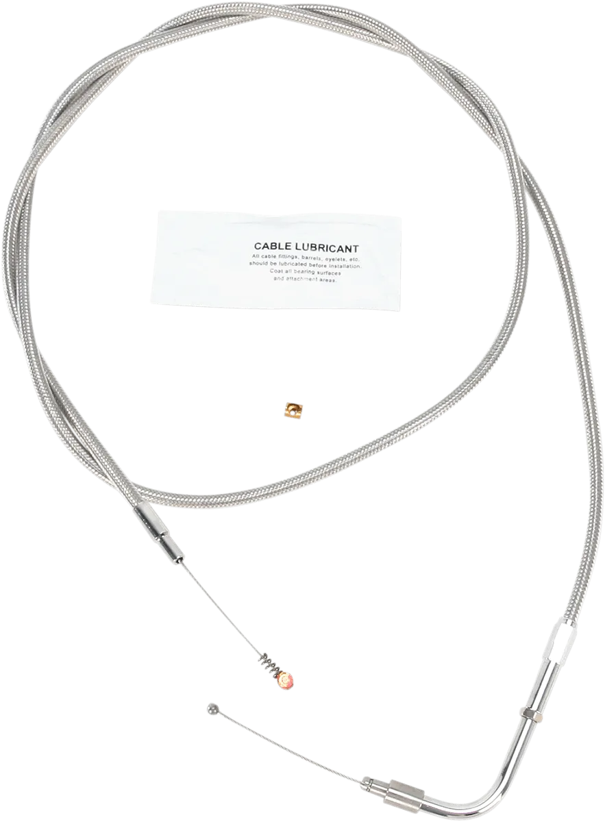 Barnett 102-30-40016-12 Stainless Clear-Coated Idle Cable ( 12in.)