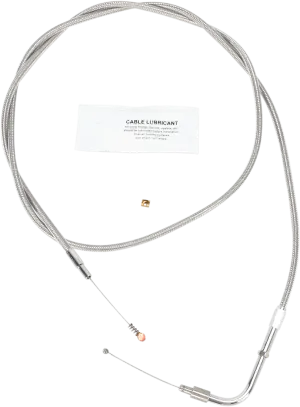 Barnett 102-30-40016-12 Stainless Clear-Coated Idle Cable ( 12in.)