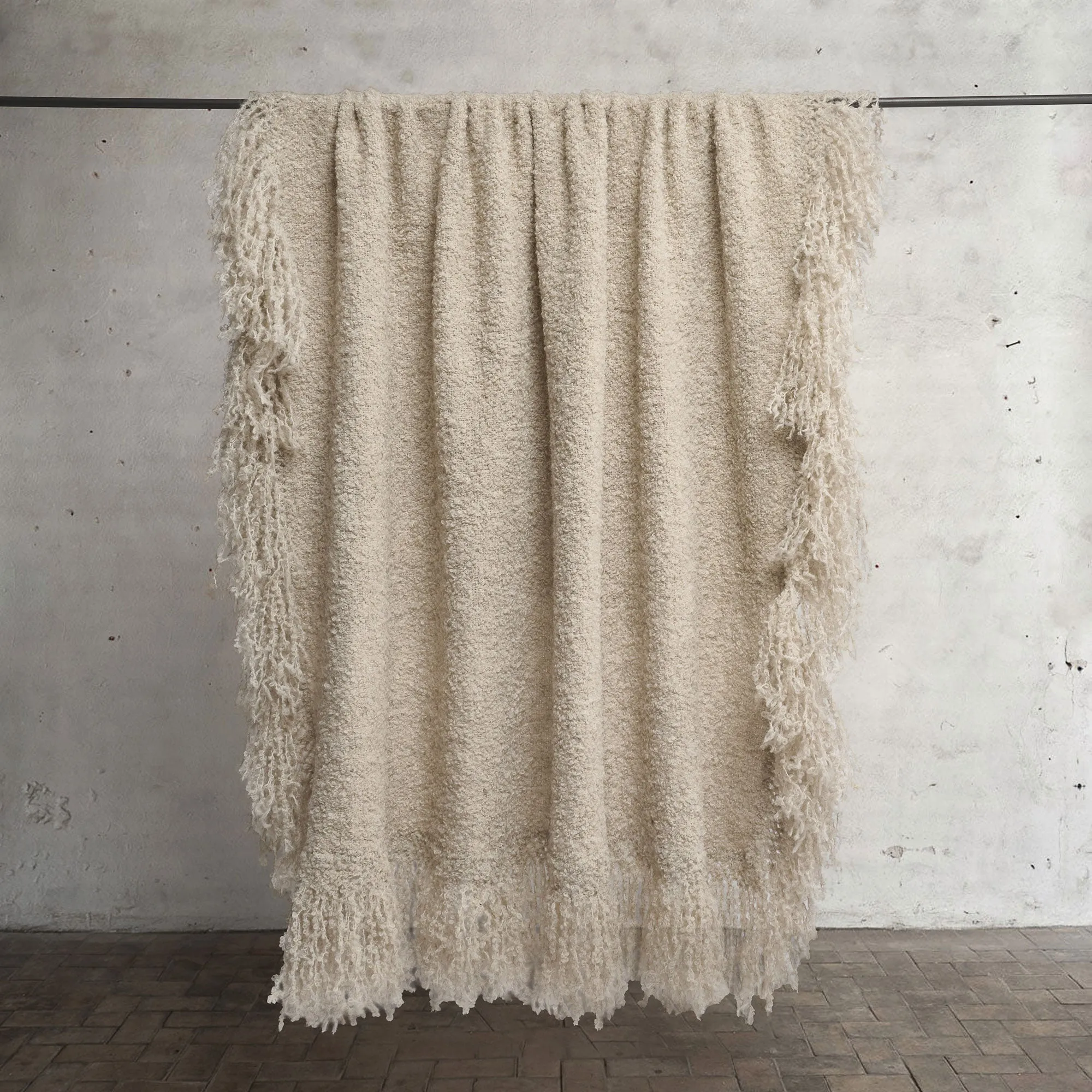 Beige Throw